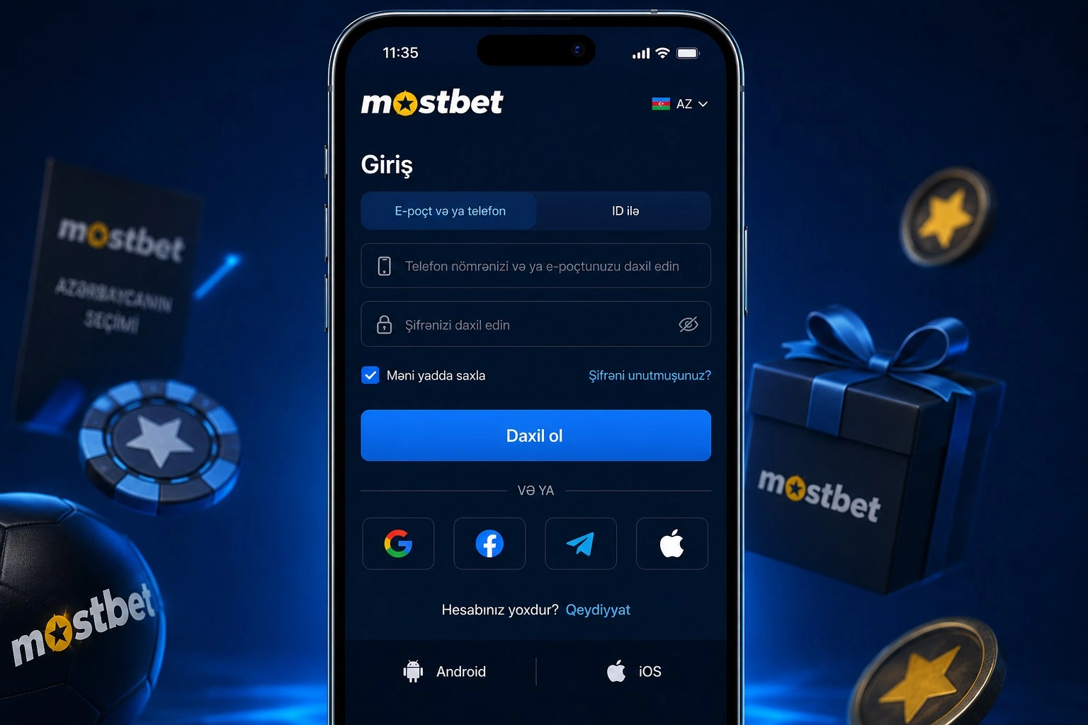 Mostbet mobil giriş: tətbiq vasitəsilə daxil olmaq — Mostbet giris